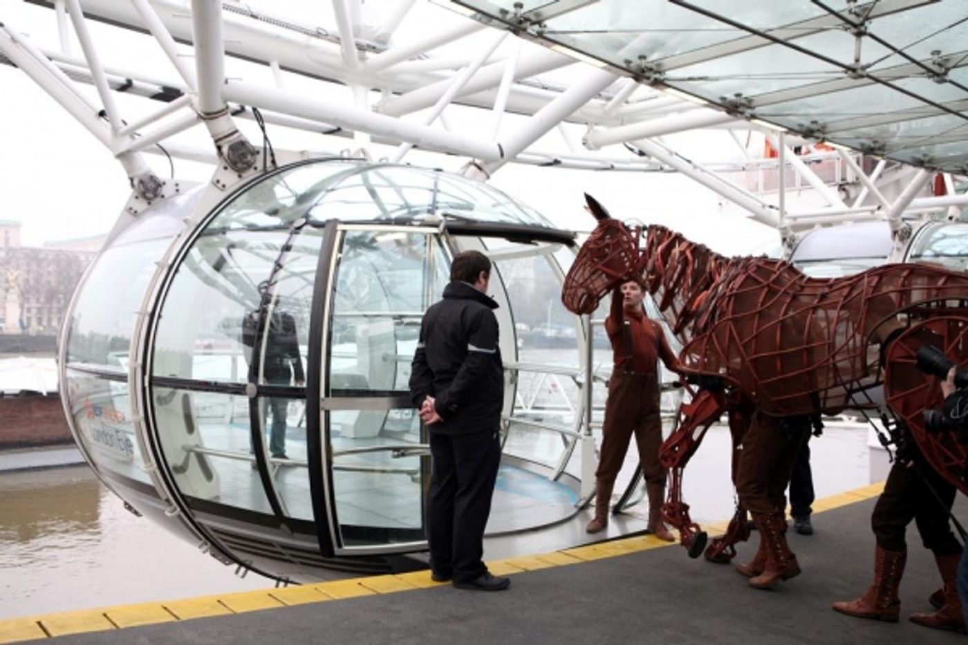 Photo Flash: WAR HORSE Equine Star Joey Celebrates 2,000 Performances in the West End  Image