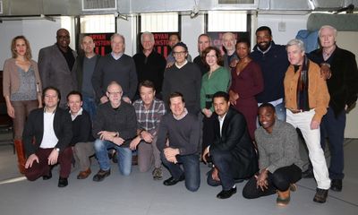 Michael McKean, Playwright Robert Schenkkan, Bryan Cranston, Director Bill Rauch and  Photo