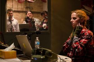 (Background) Jacob Alexander, Jamie Vann, Anita Deely and (Foreground) Nikki Klix Photo