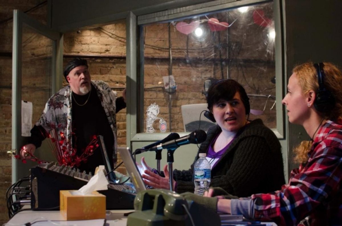 Jamie Vann, Anita Deely and Nikki Klix at 