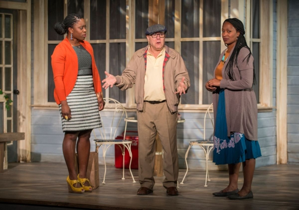 Lucy Sandy, Walter Brody and Lily Mojekwu at 
