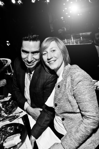 Heather Hitchens, with husband, Felix Cisneros Photo