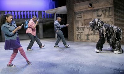 Flint Future Detective Richelle (Ashley Elizabeth Honore), Steven (Jonathan Butler-Du Photo
