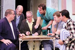 Jason Crowley as Cheswick, Russ Harlan as Scanlon, Jeff Rohrick as Harding, Tim Wisge Photo