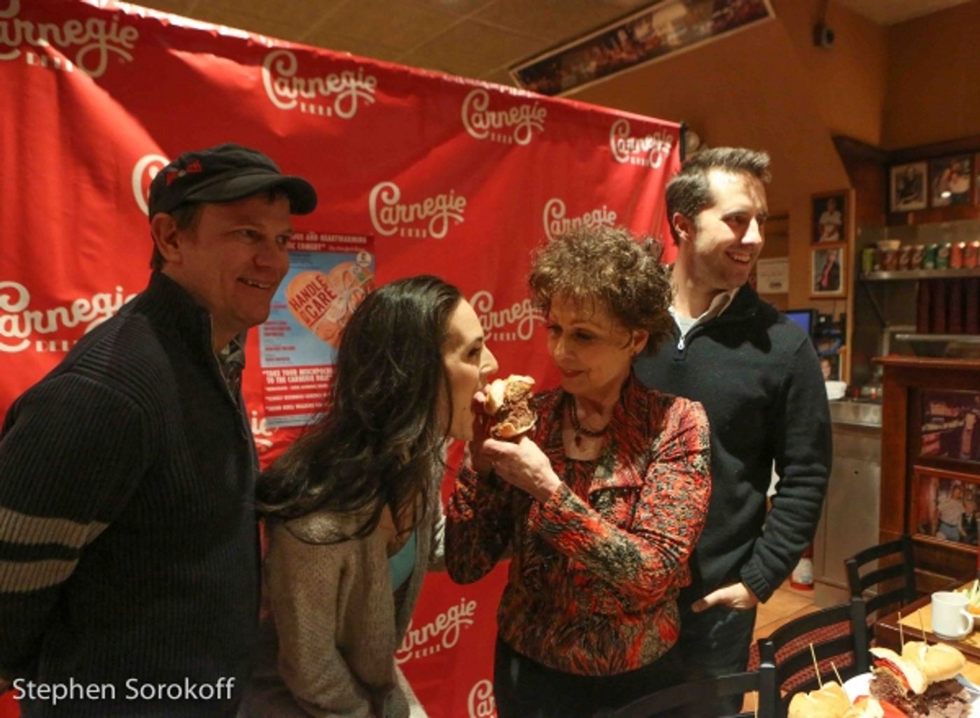 Photo Coverage: Carnegie Deli Unveils HANDLE WITH CARE by Carol Lawrence Sandwich Photo Coverage: Carnegie Deli Unveils HANDLE WITH CARE by Carol Lawrence Sandwich Image