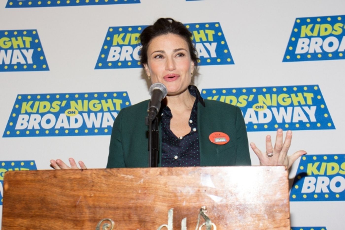 Photo Coverage: Idina Menzel and Broadway League Announce KIDS NIGHT OF BROADWAY's 2014 Festivities  Image