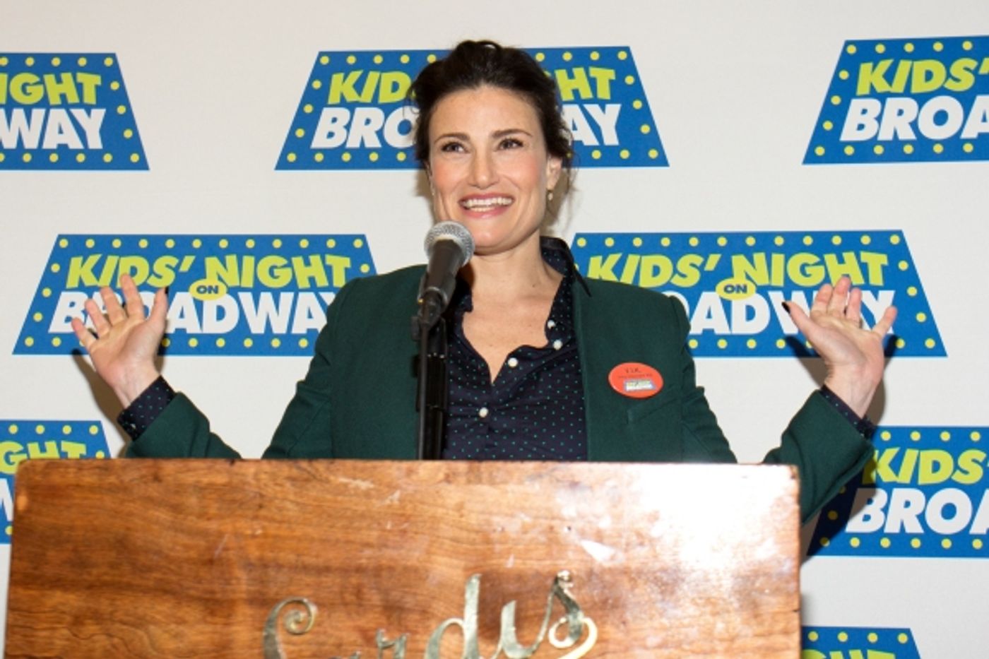 Photo Coverage: Idina Menzel and Broadway League Announce KIDS NIGHT OF BROADWAY's 2014 Festivities  Image
