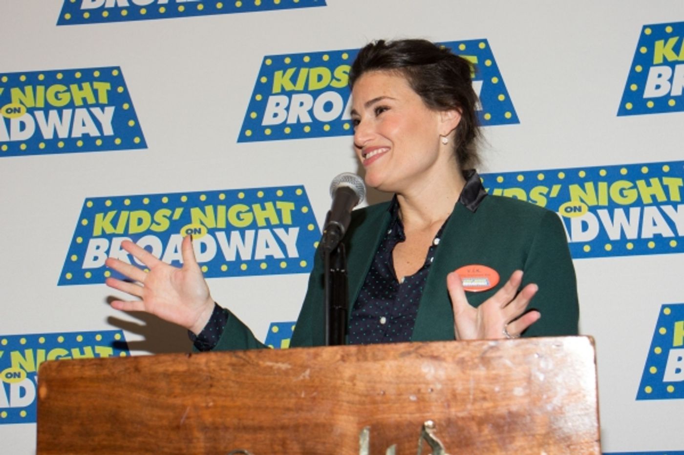 Photo Coverage: Idina Menzel and Broadway League Announce KIDS NIGHT OF BROADWAY's 2014 Festivities  Image
