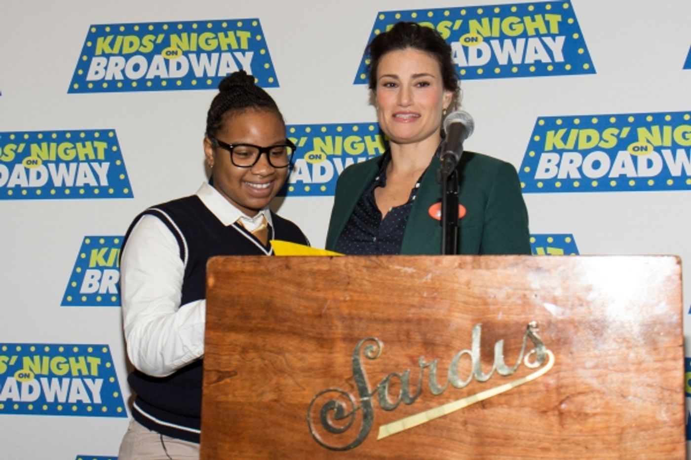 Photo Coverage: Idina Menzel and Broadway League Announce KIDS NIGHT OF BROADWAY's 2014 Festivities Photo Coverage: Idina Menzel and Broadway League Announce KIDS NIGHT OF BROADWAY's 2014 Festivities Image