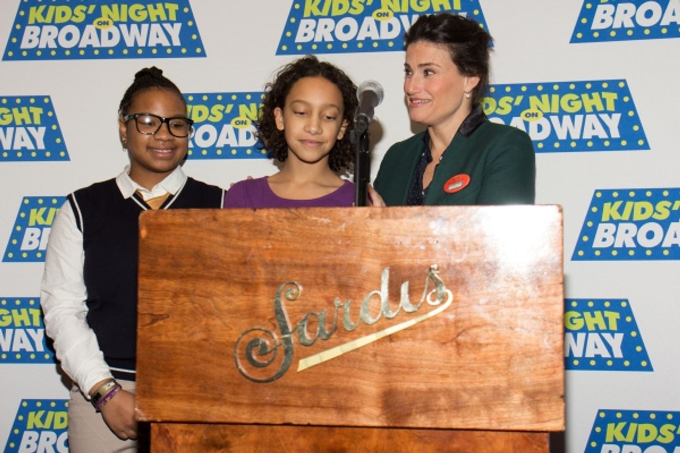 Photo Coverage: Idina Menzel and Broadway League Announce KIDS NIGHT OF BROADWAY's 2014 Festivities Photo Coverage: Idina Menzel and Broadway League Announce KIDS NIGHT OF BROADWAY's 2014 Festivities Image