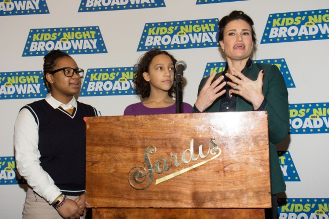 Photo Coverage: Idina Menzel and Broadway League Announce KIDS NIGHT OF BROADWAY's 2014 Festivities Photo Coverage: Idina Menzel and Broadway League Announce KIDS NIGHT OF BROADWAY's 2014 Festivities Image