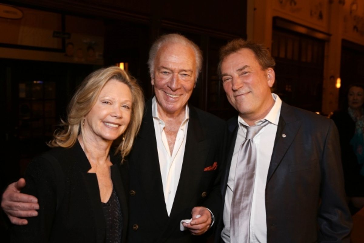 Elaine Taylor, Christopher Plummer, Des McAnuff at 