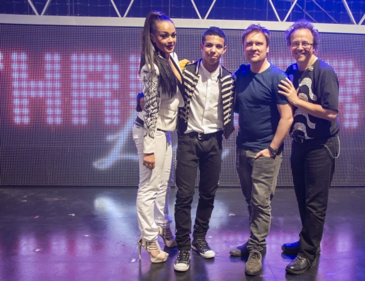 Zoe Birkett, Kieran Alleyne, Gary Lloyd, and John Maher at 