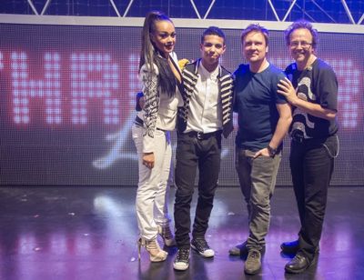 Zoe Birkett, Kieran Alleyne, Gary Lloyd, and John Maher Photo
