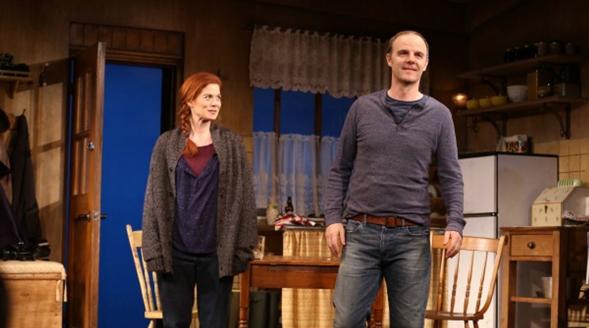 Debra Messing and Brian F. O''Byrne at 