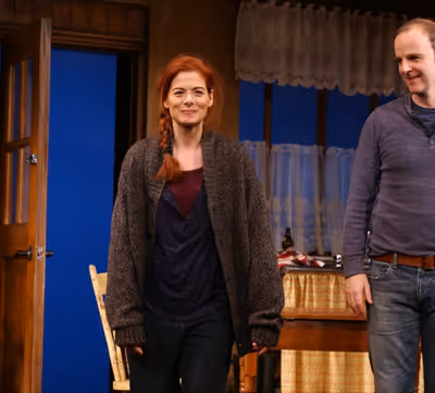 Debra Messing and Brian F. O''Byrne Photo