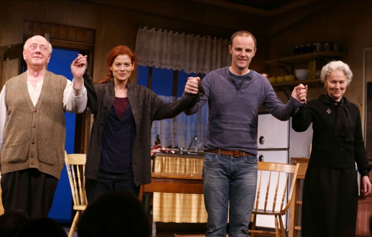 Peter Maloney, Debra Messing, Brian F. O''Byrne and  Dearbhla Molloy at 