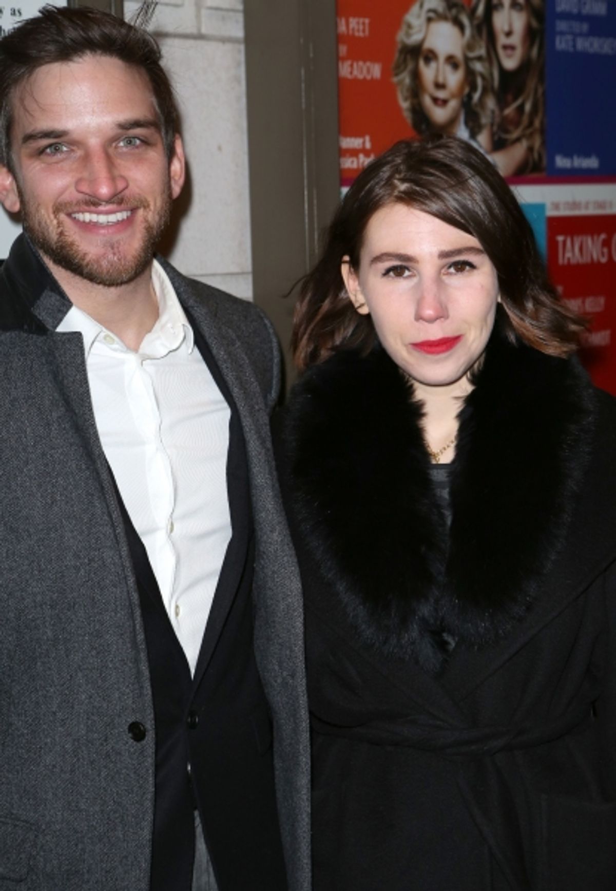 Evan Jonigkeit and Zosia Mamet  at 
