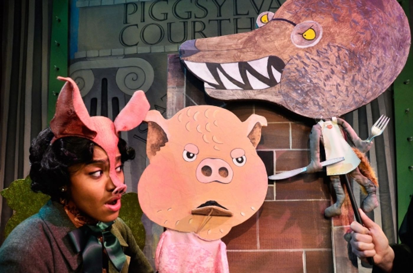 Photo Flash: Lifeline Theatre's THE TRUE STORY OF THE 3 LITTLE PIGS Extends thru March 2 Photo Flash: Lifeline Theatre's THE TRUE STORY OF THE 3 LITTLE PIGS Extends thru March 2 Image