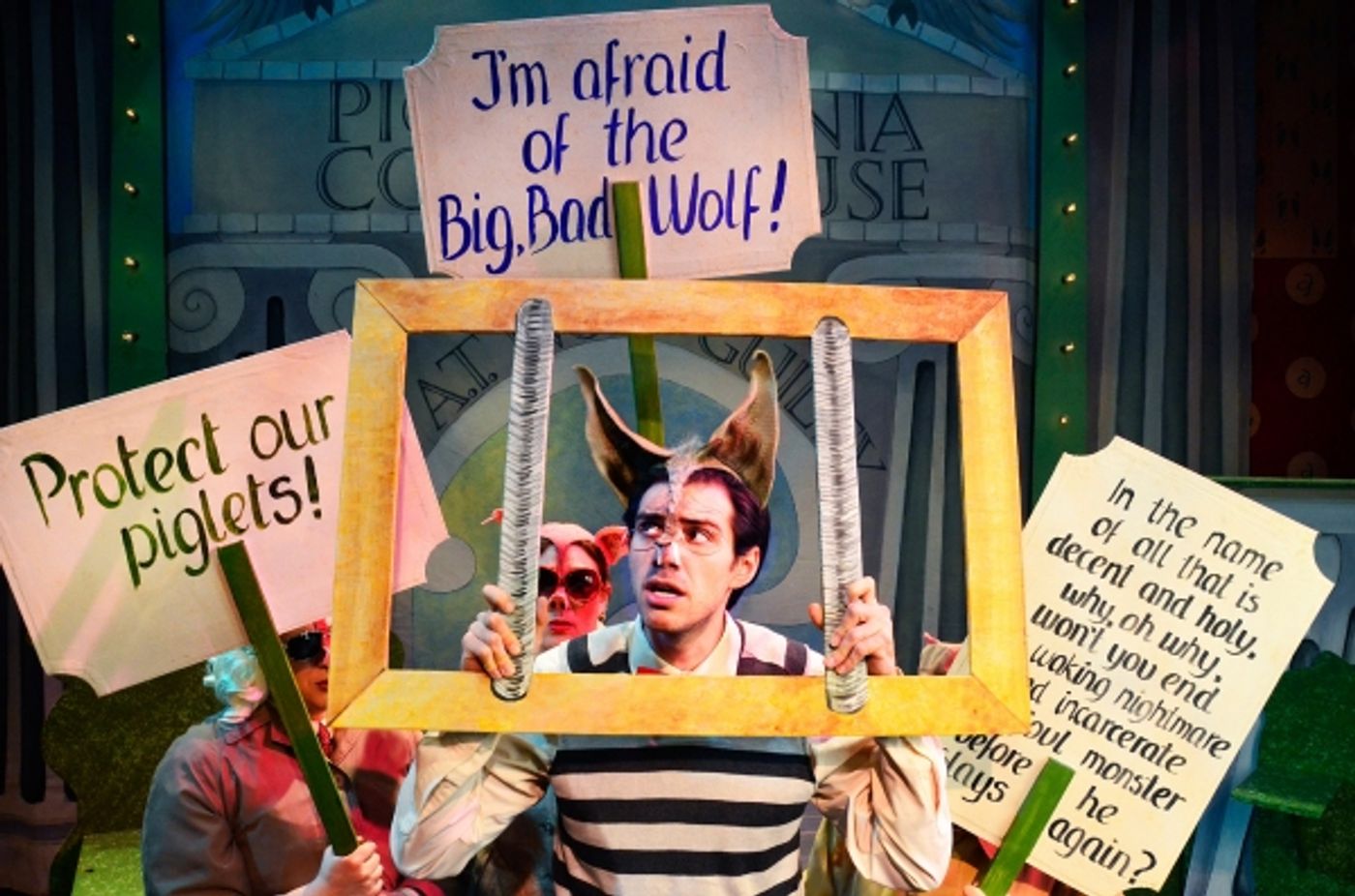 Photo Flash: Lifeline Theatre's THE TRUE STORY OF THE 3 LITTLE PIGS Extends thru March 2 Photo Flash: Lifeline Theatre's THE TRUE STORY OF THE 3 LITTLE PIGS Extends thru March 2 Image