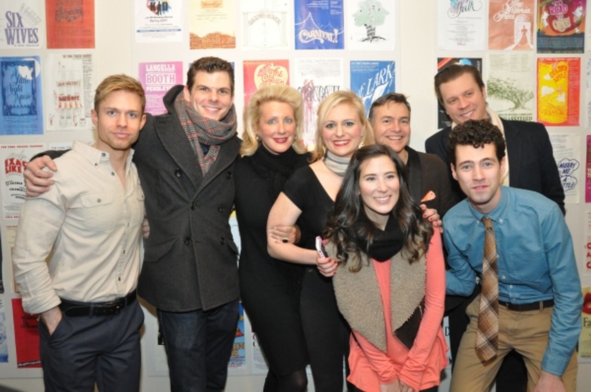 Will Burton, Hunter Ryan Herdlicka, Haley Swindal and her mom, Taylor Rathus, William Schermerhorn, Johnny Kinnaird and Liam Forde at 