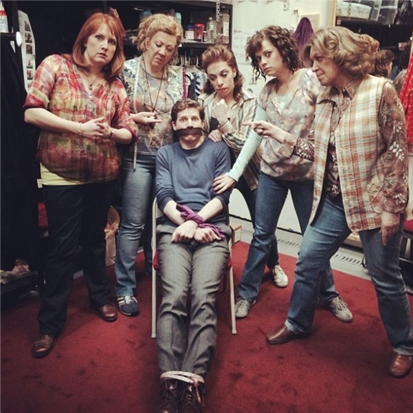 Photo Flash: Saturday Intermission Pics, Jan 25 - Stark Sands' Last #SIP with KINKY BOOTS, Broadway Against Bullying and More!  Image