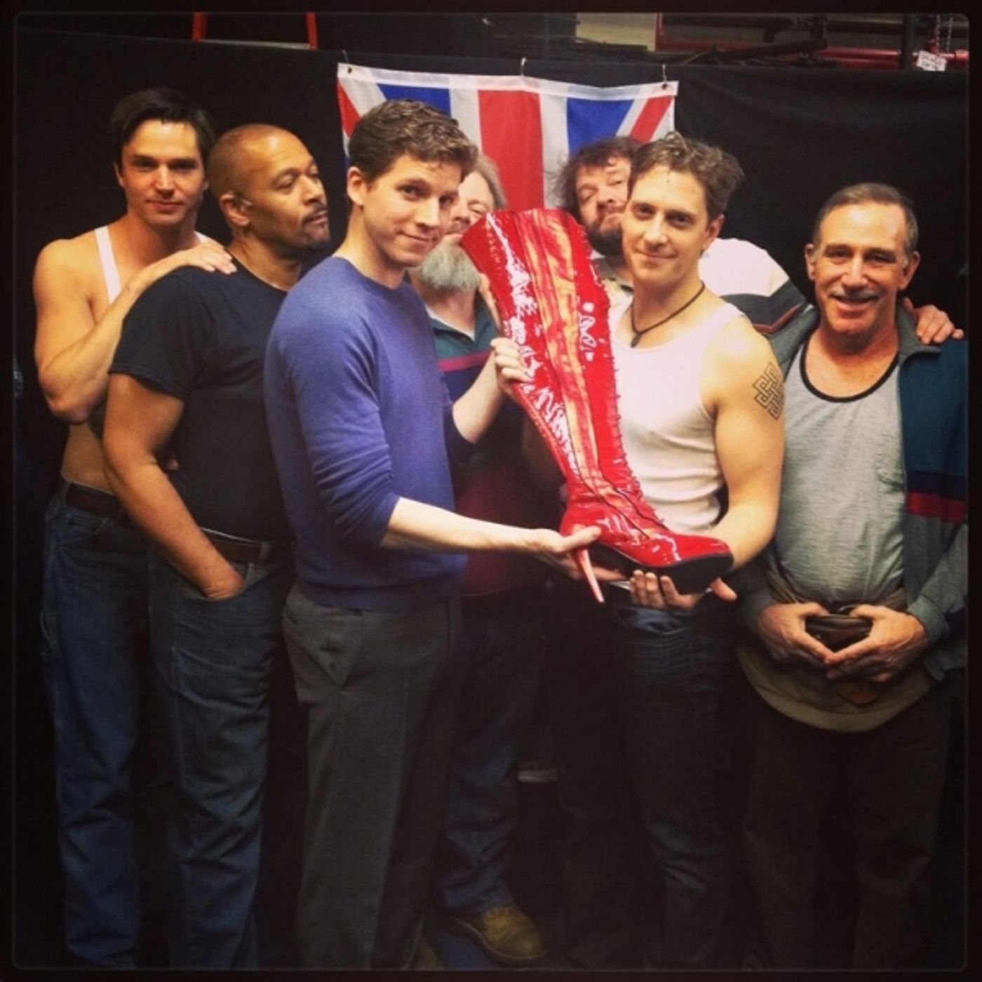 Photo Flash: Saturday Intermission Pics, Jan 25 - Stark Sands' Last #SIP with KINKY BOOTS, Broadway Against Bullying and More!  Image