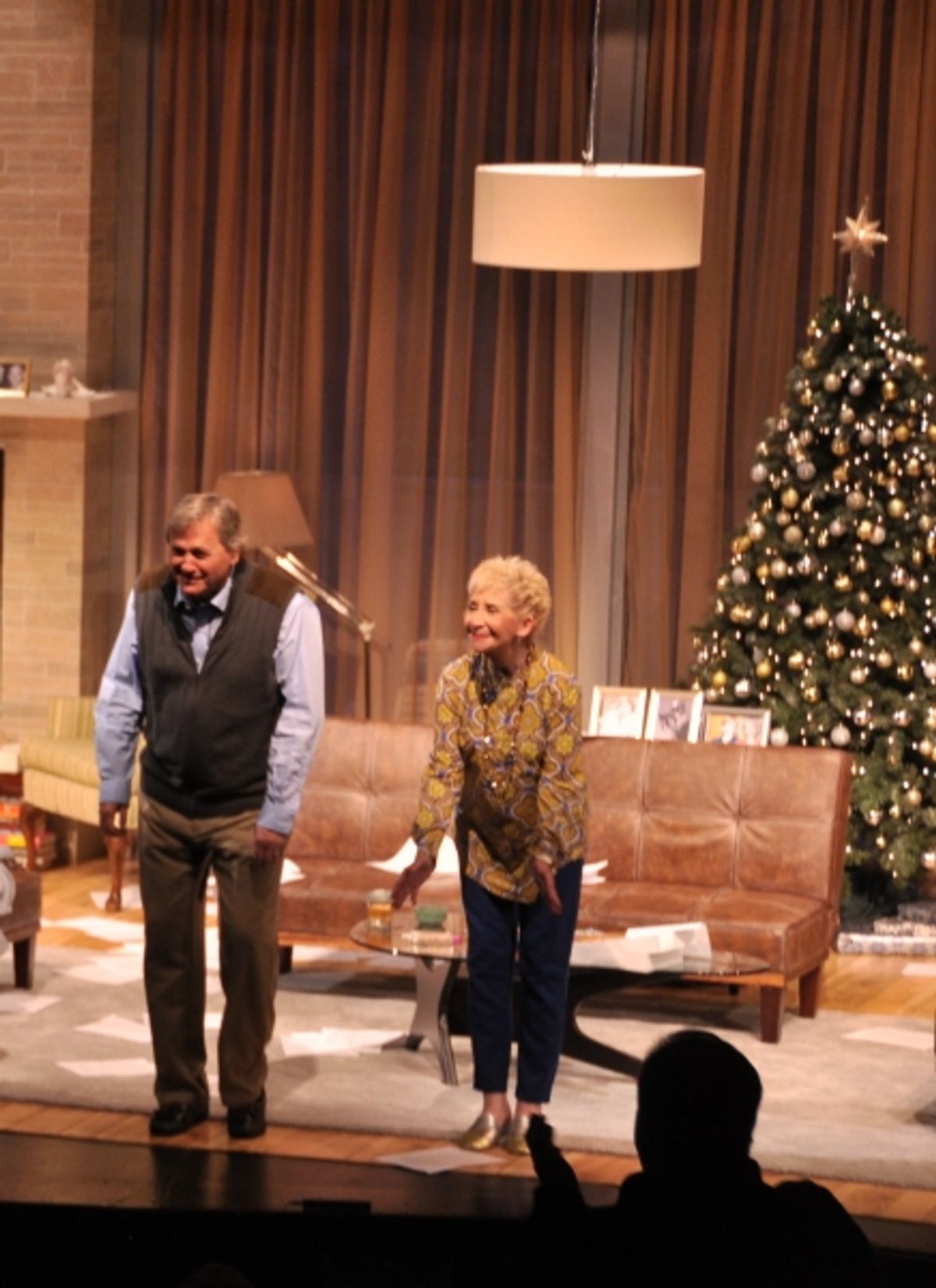 Phillip Clark and Joan Porter at 