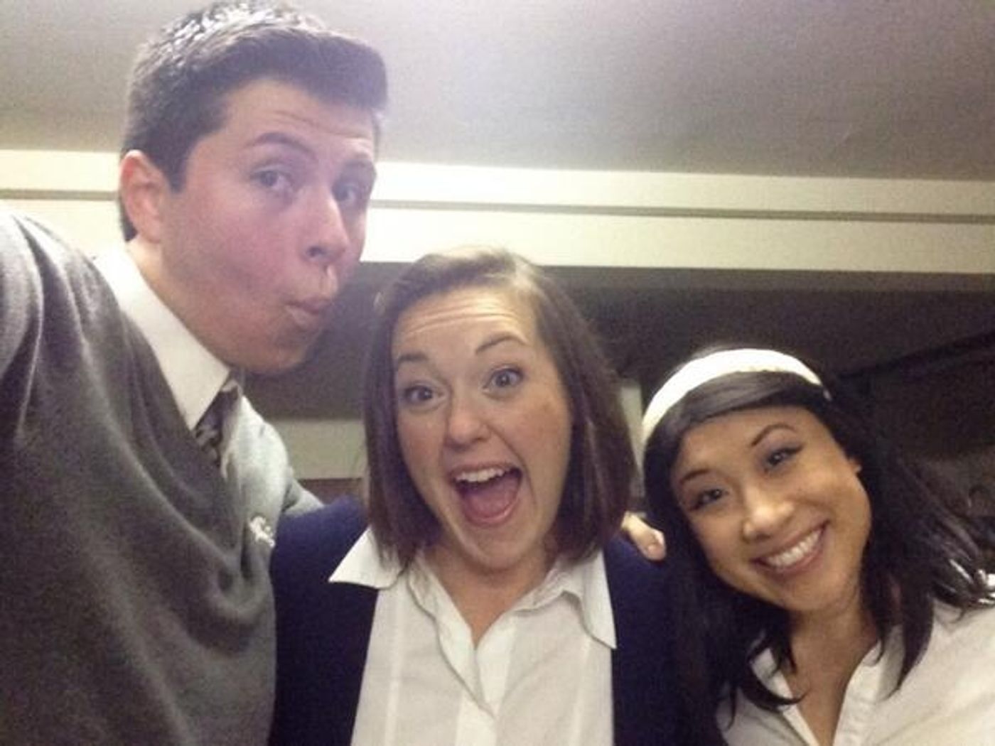 Photo Flash: Saturday Intermission Pics - Jan. 25 - Part 2 - CINDERELLA Says Goodbye to Laura Osnes & Santino Fontana; Plus THE BOOK OF MORMON & More!  Image