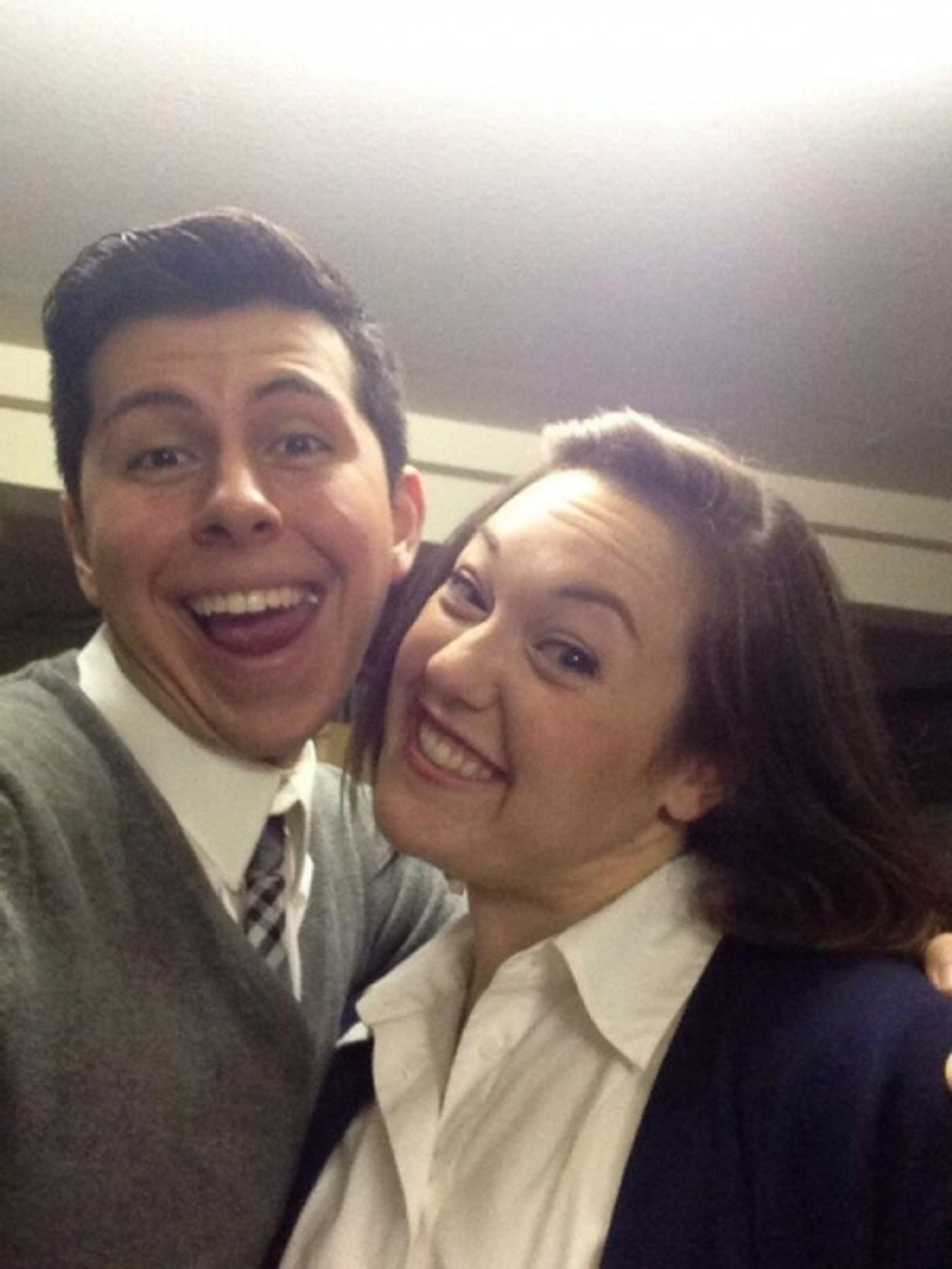 Photo Flash: Saturday Intermission Pics - Jan. 25 - Part 2 - CINDERELLA Says Goodbye to Laura Osnes & Santino Fontana; Plus THE BOOK OF MORMON & More!  Image