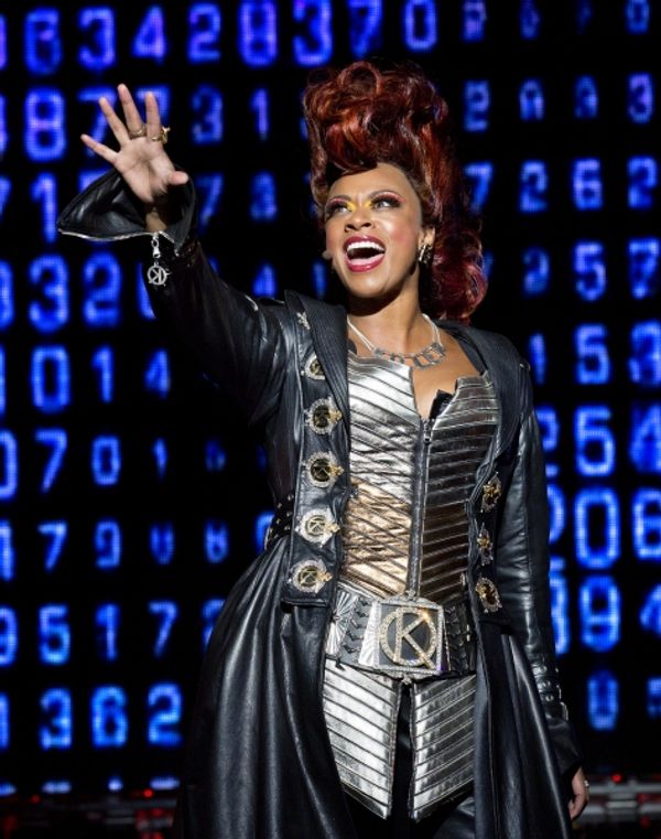 Jacqueline Arnold in the national tour of We Will Rock You. Photo by Paul Kolnik. Photo