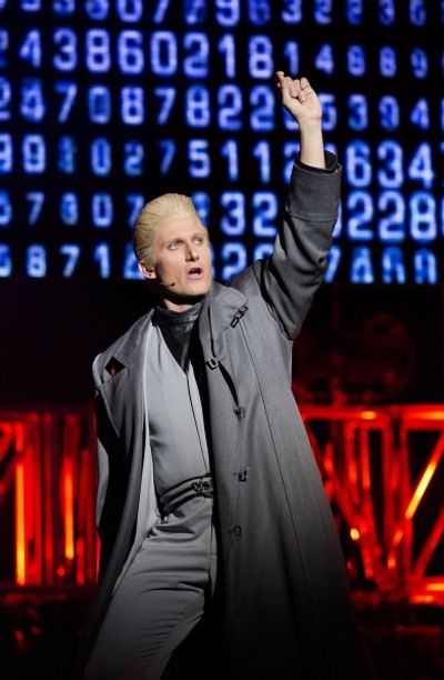 P.J. Griffith in the national tour of We Will Rock You. Photo by Paul Kolnik. Photo