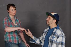 Megan Nix & David James Barron. Photo