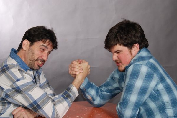 L to R: David James Barron & Taylor Wildman. Photo