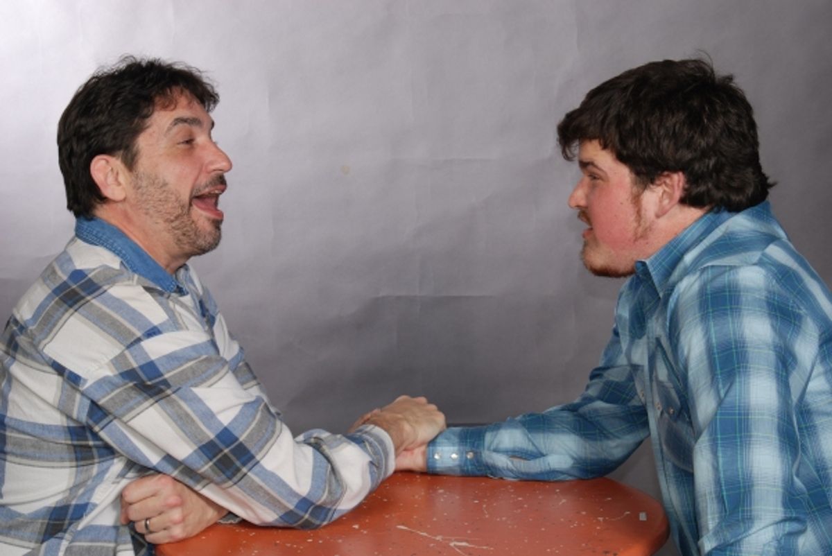 L to R: David James Barron & Taylor Wildman. at 