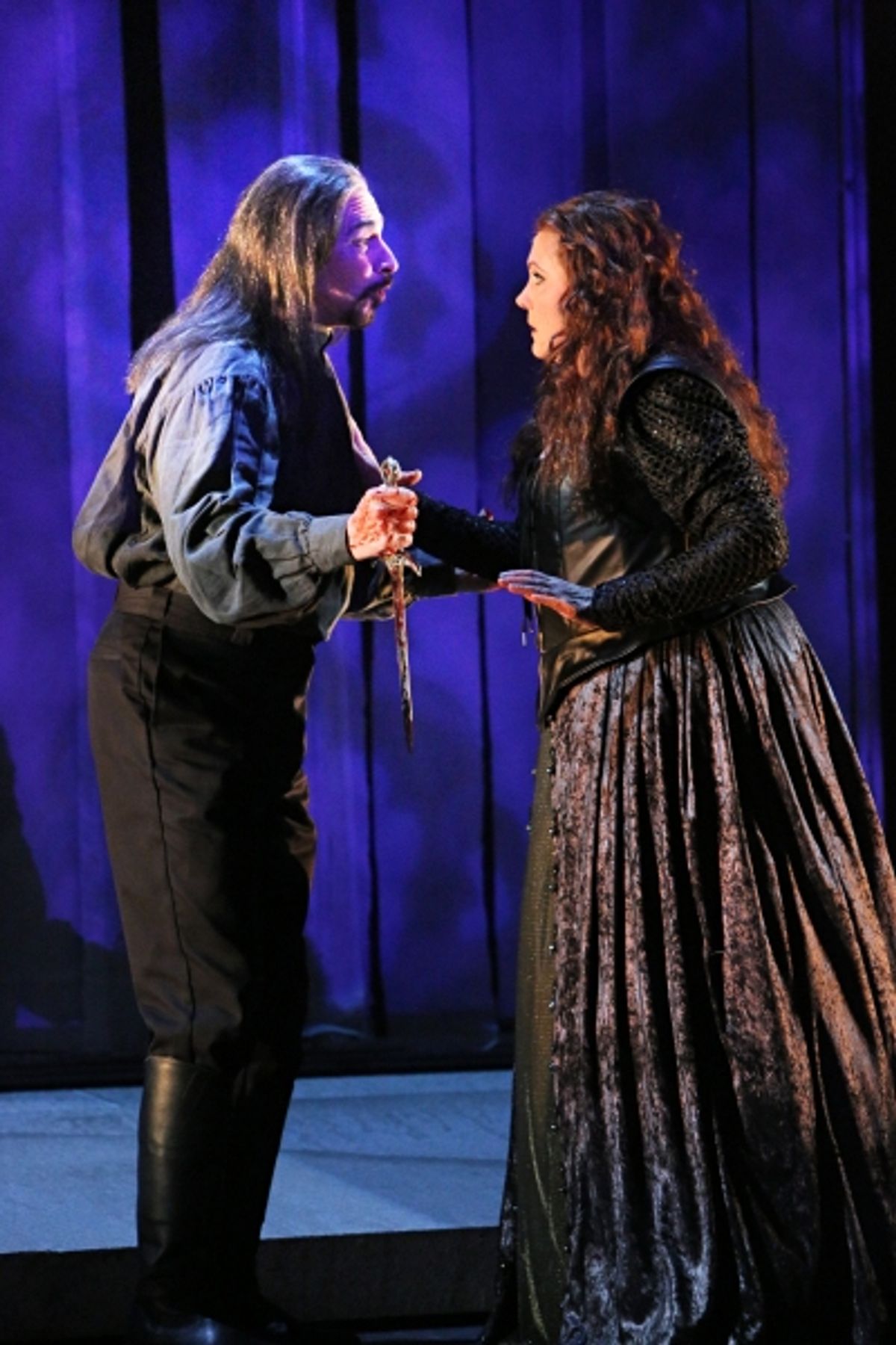 Greer Grimsley and Brenda Harris at 