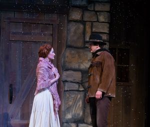 Shelley Jenkins (Milly Bradon) and Brian Krinsky (Adam Pontipee) @ BroadwayWorld Shelley Jenkins (Milly Bradon) and Brian Krinsky (Adam Pontipee) Photo