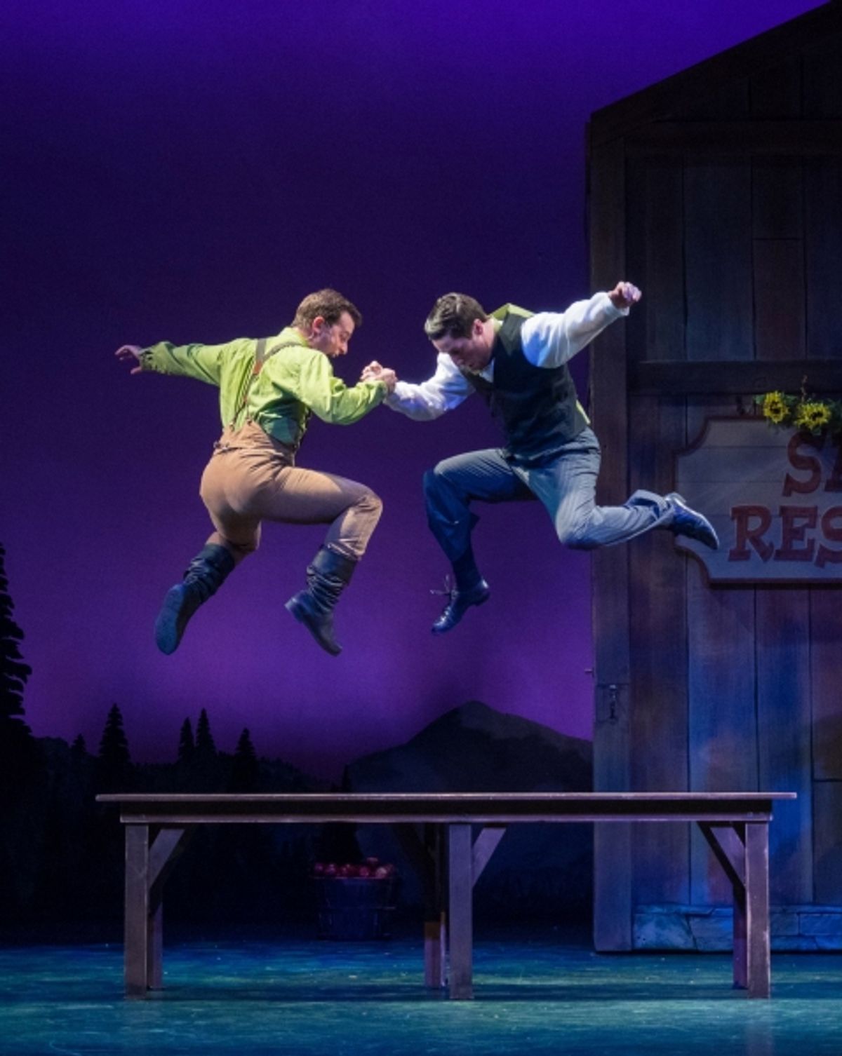 Bejamin Rowan (Frank) and Joseph Fierberg (Zeke) at 