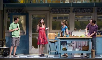 Darren Pettie, Heather Burns, Marin Hinkle and Jeremy Shamos Photo