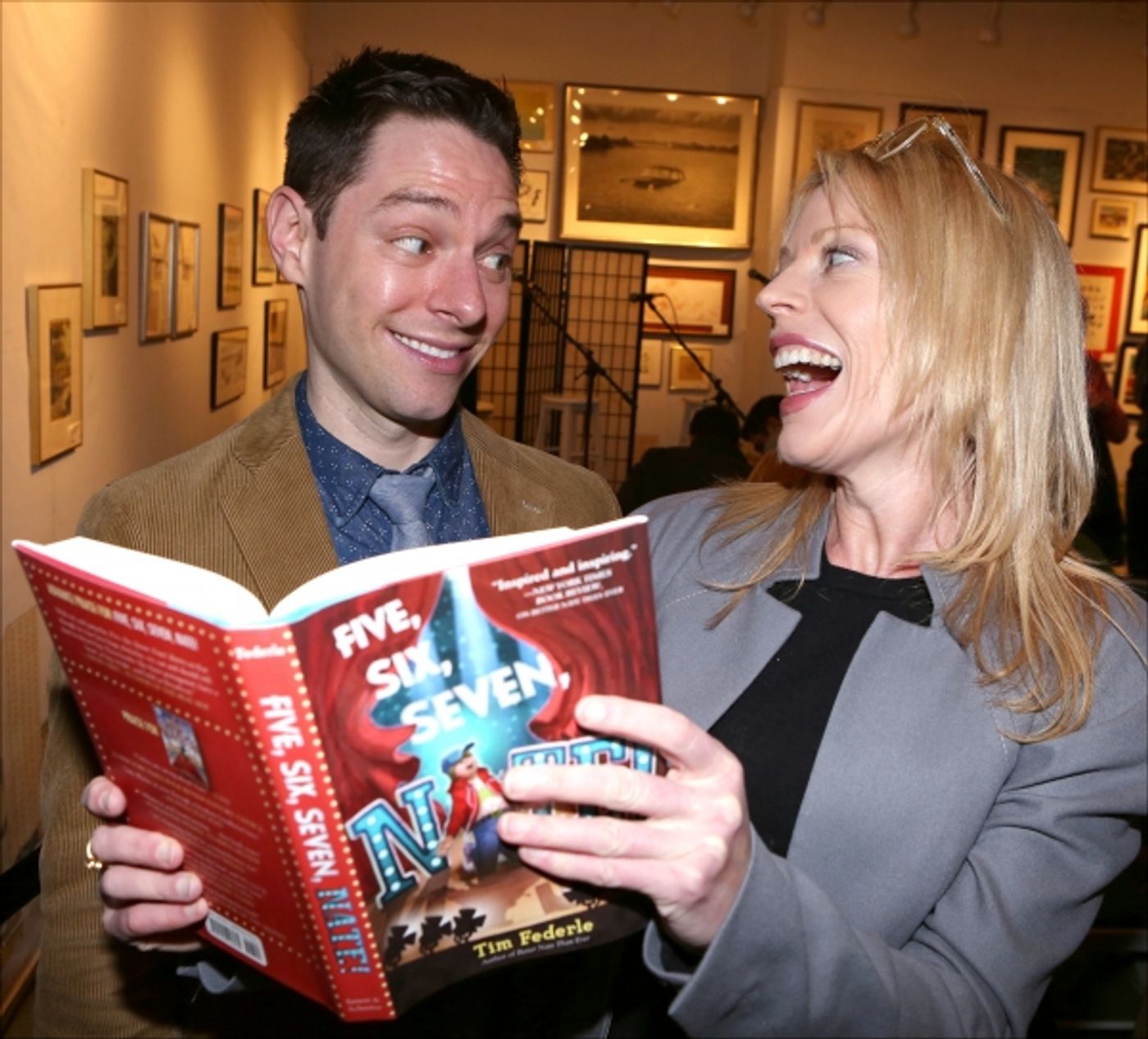 Photo Coverage: Inside FIVE, SIX, SEVEN, NATE!'s NYC Book Launch with Tim Federle, Sherie Rene Scott & More!  Image