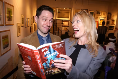 Tim Federle and Sherie Rene Scott  Photo