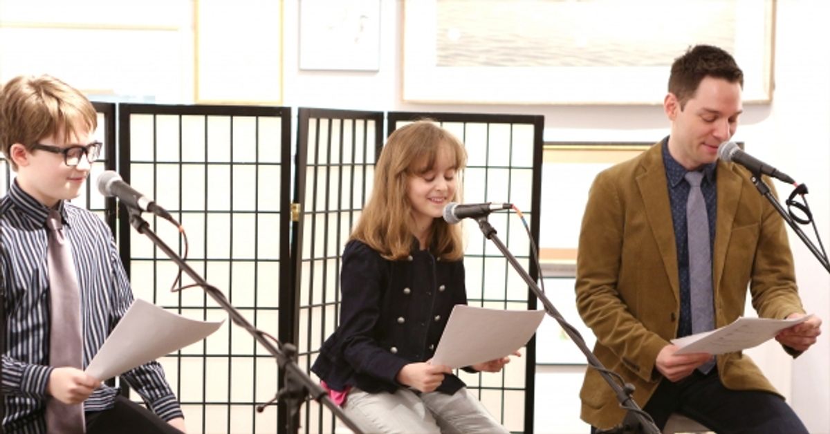 Jake Lucas, Sydney Lucas and Tim Federle  at 