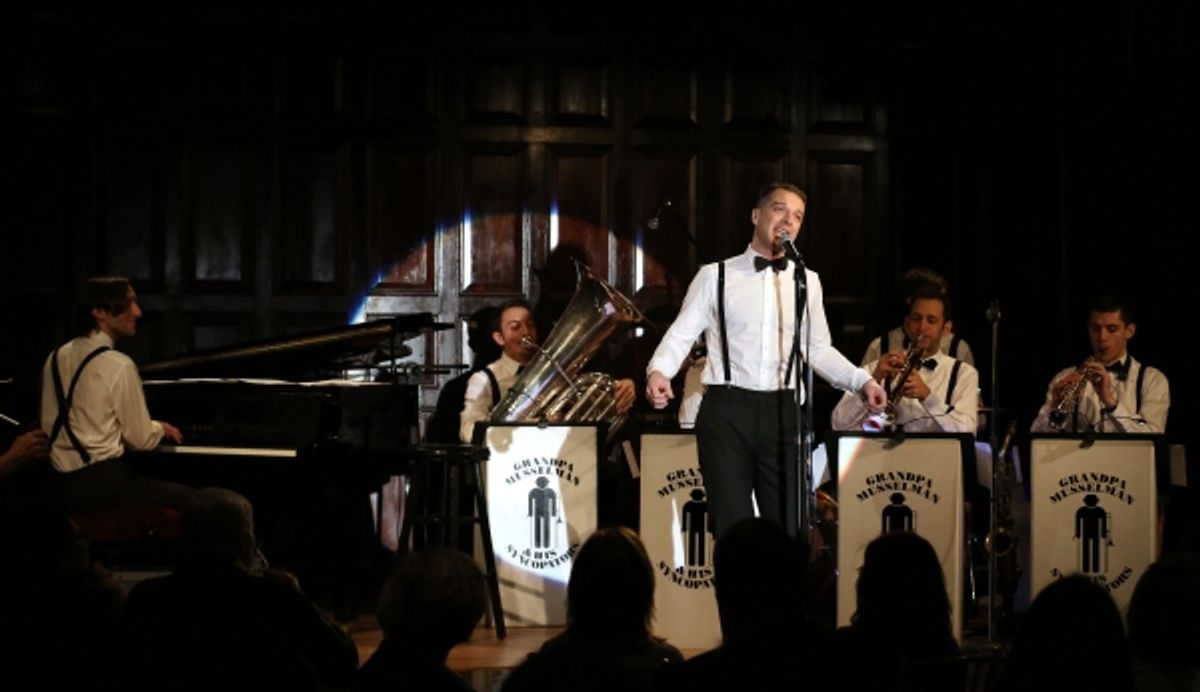 Euan Morton, backed by Grandpa Musselman & His Syncopators  at 