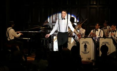 Euan Morton, backed by Grandpa Musselman & His Syncopators  Photo