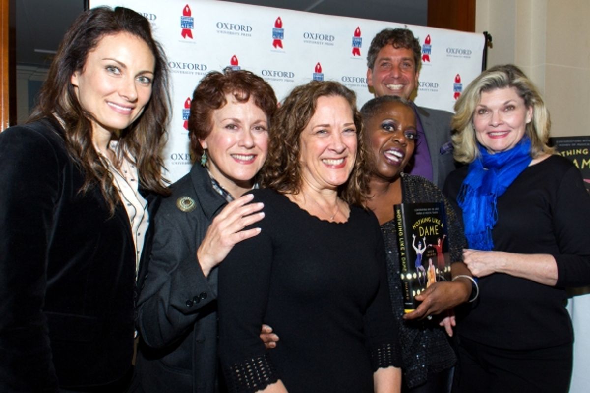Laura Benanti, Judy Kaye, Karen Ziemba, Lillias White, Eddie Shapiro, Debra Monk at 