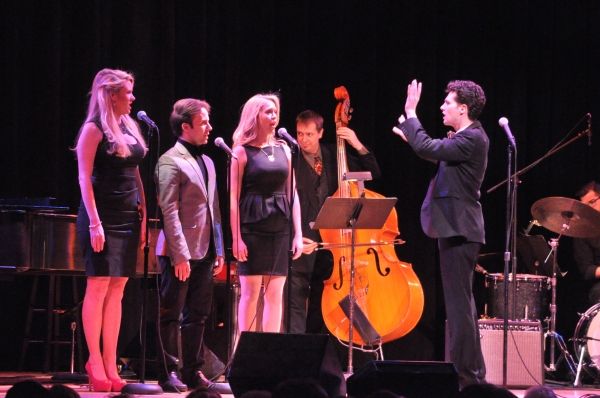 Liam Forde with his back up singers-Emily Ferranti, Corbitt Williams and Marissa Mill Photo