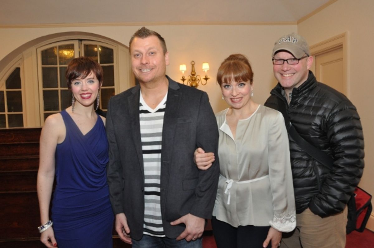 Scott Coulter (Director of tonights show) joins Carole J. Bufford, Jimmy Failla and Maxine Linehan at 