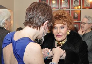 Edith Drake congratulates Carole J. Bufford @ BroadwayWorld Edith Drake congratulates Carole J. Bufford Photo