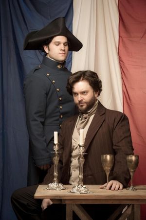 Preston Yates as Javert, Kyle Olsen as Valjean @ BroadwayWorld Preston Yates as Javert, Kyle Olsen as Valjean Photo