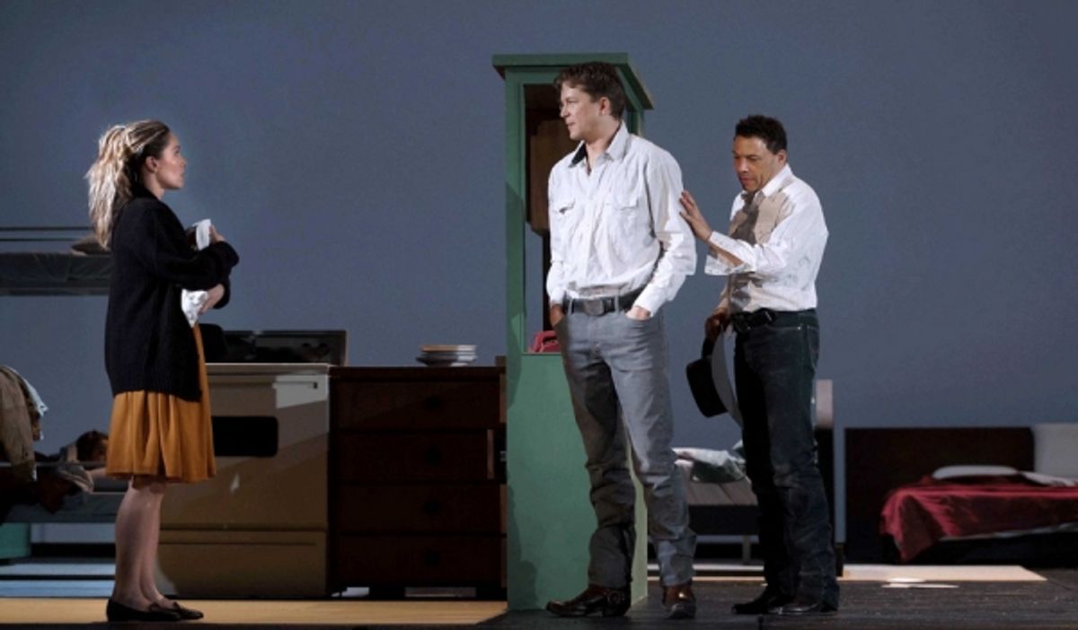 Daniel Okulitch, Tom Randle and Heather Buck at 